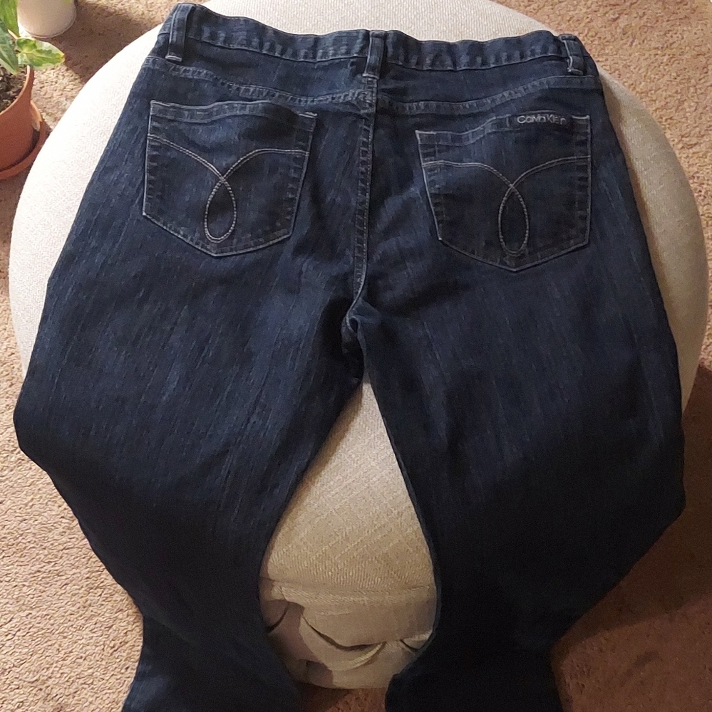 Calvin Klein Women's Dark Blue Boot Cut Jeans